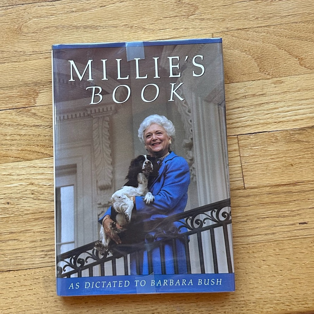 Millie's Book As Dictated to Barbara Bush Hardcover Book